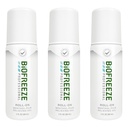 Biocongelamento profissional alívio da dor rolo para joelho, pescoço, quadril, articulação, & ombro, alívio simples dor dor dor, alívio muscular doloroso, Roll-On Gel mentol 3 Fl Oz (Pacote de 3)