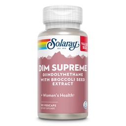 Solaray DIM Supreme 100mg □ menopausa & Estrogênio Metabolismo Suplemento com extrato de sementes de brócolis