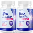 DESEMPENHO IDEAL (2 Pack) Biosoothe Pro Neuropathy Treatment Capsule for Nerve Pain Repair Pills Bio Soothe Premium Formula Supplement Alpha Fix Neeve (120 Cápsulas)