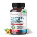 CORTISOL Health - Ashwagandha Magnesium Rhodiola St. John's Wort - Restauração de Suporte, Níveis de Energia, Fonte de Bem-Estar Cerebral 180 dias - Made in The USA