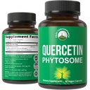 Peak Performance Ultra Pure Quercetin Phytosome Vegan Cápsulas - Rich Sophora Japonica Extract para Max Absorção Agora. Quercetin 250mg Cápsulas Suplemento. Feito nos EUA
