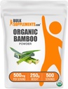 BulkSupplements.com Bambu orgânico em pó - Sílica Suplementos, Bambu Suplemento - Sem glúten, 500mg por serviço, 250g (8.8 oz) (Pack of 1)