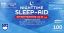 Rite ajuda Nighttime Sleep Aid Diphenidramine HCI 25 mg, 100 Mini Caplets □ Não-Habit que forma o suplemento do sono □ Melhor ajuda para o sono para insônia