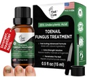 CURE FOLHA Tratamento de Fungos de unhas para unhas, reparação de unhas, amaciador de unhas, Tratamento de unhas amarelas, unhas encravadas e tratamento de fungos do pé Força extra (Pack of 1)