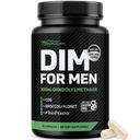 Suplemento DIM para homens 300mg □ Bloqueador de estrogênio & inibidor de aromatase □ Força extra Equilíbrio de Hormônios e Fitness Booster masculinos com Diindolimetano Plus CDG & Brócolis Floret □ Sem glúten 60 Ct