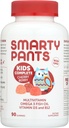 SmartyPants Kids Gummies Multivitamin: Ómega 3 Fish Oil (EPA/DHA), Vitamina D3, C, Vitamina B12, B6, Vitamina A, K & Zinco para apoio imunológico, Uva, Cereja & Berry Flavors, 90 contagem (22 dias de fornecimento)
