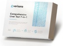 Teste de Fígado Verisana – verificação de saúde e função do fígado em casa – 7 biomarcadores incluindo AST, ALT, GGT, AST/ALT ratio, HbA1c, HsCRP, TBILI – CLIA-Certified Lab