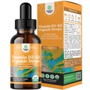 Naturezas Craft líquido vitamina D3 com K2 para adultos - gotas orgânicas 2000UI por serviço Vegan músculo coração & Imune apoio MCT óleo melhorado absorção - 2Fl Oz (Pacote de 1)
