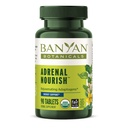 Banyan Botanicals Adrenal Nourish – Suplemento de Adaptogen Orgânico - Suporte Adrenal para Energia Natural com Ashwagandha Orgânico, Gokshura & Guduchi* – 90 Comprimidos – Não-GMO, Fonte Sustentável, Vegan