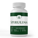 INGREDIENTES ORIGINAIS PUROS espirulina (100 cápsulas) rica em ficocianina, pura