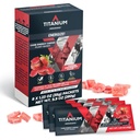 TITANIUM Energy Chews for Running, Cycling - Fit-Based Natural Endurance Energy Gummies to Re Fuel - Energy Supplements - Preworkout Snack Bloks - Fast than Energy Gels - No Caffeine - 8 Count