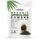 Spirulina em pó, Kosher, cru e não-irradiado □ Puro Vegan Protein □ Premium Superfood, Alto em aminoácidos e antioxidantes - 4 Onça