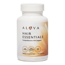 Alaya Hair Essentials - Suplemento de cabelo com biotina, queratina, ácido fólico, vitamina B12, B6 - teste de laboratório - sem glúten - 30 dias de fornecimento