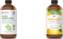 Produtos naturais completos Fígado Complete 8 onças & vesícula biliar Complete Cleanse and Balance 8 oz Bundle