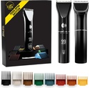 O barbeador de barbeador para homens - elétrico sem fio recarregável barba e aparador de cabelo - alta potência 7000 RPM - 8 guias de cor 45 comprimentos únicos guarnição - bloqueio de viagem