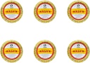 Rawleigh Antiseptic Salve Icônico Estanho grande amarelo: 4,5 onças, Multi-Purpose Pomada acalma cortes, contusões, irritações, com turpentina, fenol, óleo de algodão e parafina, Fórmula original - pacote de 6