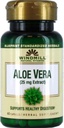 Moinho de vento Vitaminas Naturais Aloe Vera (25mg Extracto) 60 Cápsulas (Pacote de 1)