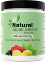 Super Verdes em pó Orgânico Ou Suplementos Verdes Grandes Frutos de Degustação e Legumes Juice & Smoothie Mix Probióticos & Enzimas Digestivas & chlorela (Citrus Berry) 1 item, 7.4 Ounce