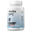 Alpha GPC Choline Supplement 600mg, 120 Veg Cápsulas - Fórmula de Memória Avançada, Suporte Cerebral Nootrópico (120 Contagem de 1))