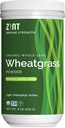 Zint Wheatgrass Pó, Orgânico (8 onças): Poderoso Imune Suplemento de suporte, Folha inteira antioxidante Clorofila fonte para detox, Immunity Booster