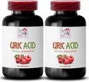 Ácido úrico inferior rapidamente - Ácido URIC - Formas naturais para o ácido úrico inferior, Suplementos para ácido úrico, Suplemento de mirtilo para homens, Suco de romã, Suplemento de romã, Extrato de romã 2B 120Cap