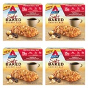 Atkins Baunilha Macadamia Nut Flavored Soft Baked Energy Bars, Alta em Proteína, Baixo Açúcar, Lanche de Alta Fibra, Lanche de Proteína, 4 embalagens (4 bars cada)