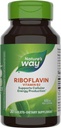 Via Natural Riboflavina Vitamina B2, 400 mg por porção, Pacote de 3