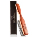 ZilberHaar Escova de barba regular - Bristles de javali macio - escova de limpeza de barba para os homens - endireita e promove o crescimento da barba - Trabalha com Óleos de barba e bálsamos - Essencial para kits de cuidados de barba