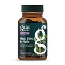 Gaia Herbs cabelo, pele & unhas - Suplemento para apoiar a pele saudável, cabelo & unhas saúde* - Astaxantina, Cavalo, Gotu Kola & Burdock - 60 Vegan líquido Phyto-Capsules (30 Servings)