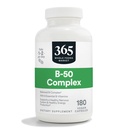 365 por mercado inteiro de alimentos, Complexo de vitamina B-50, Vegan, 180 Cápsulas