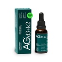 AG1 Vitamina D3 K2 Gotas, 1000UI de vitamina D3 e 100mcg de K2 por serviço, suporta densidade óssea e absorção de cálcio (verdes atléticos)