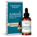 Frankincense e Myrrh Arthritis Pain Relief Rubbing Oil – Artrite Pain Reliever com Frankincense Essential Oil for Sciatica, Lower Back, Neck, Hands, Knees, Joints and Shoulders, 2 fl.oz. - 1 Pack