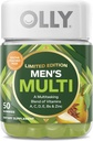 OLLY Multi, Vitaminas A, C, D, E, B, Zinco, Edição Limitada, Ciderra Festiva - 50ct