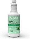 Sunshine líquido Chlorophyll da natureza força extra - Immunity Support, Detox & Cleanse, Clorophyll líquido gotas com óleo de Spearmint, energia natural aumentar, desodorante interno - 16 Fl Oz