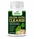 Colon Cleanse - Solução Natural para a Saúde do Colón - Laxante Natural - Resgate de Obstipação - Gut Detox - Probióticos - Começa a trabalhar em 24 horas - Suporta Ritmos Natural Bowel (1 garrafa, 60 contagem)