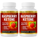 Raspberry Ketone Cápsulas, Fórmula All-Natural, Pode apoiar Estilo de vida saudável ativo, 1000 mg Suplemento, 120 Cápsulas (Não Vegan), Fornecimento de 4 meses, Vegan Raspberry Ketone, Não OGM