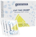 Gemma Corte o Cãimbra - Cãibra Menstrual Rápida e alívio da dor período - Fórmula multi-sintomática trata Cãibras Menstruais, Fadiga, Bloating, Dor de cabeça em 15 minutos
