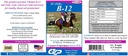 SU-PER B-12 Energy Horse Supplement - Equino Vitaminas B-12 & B-9 Ácido Fólico Suporte Pó - 12,5 libras, 6 meses de fornecimento