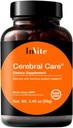 InVite Health Cerebral CareTM - Suporta saúde cerebral incluindo memória, foco, atenção e humor - Contém inositol, acetil-L-carnitina, colina, fosfatidilserina, astaxantina - 30 Servos (2-Pack)