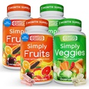Simply Nature's Proledge - Embalado com 42 frutas e vegetais diferentes - 2-mês de fornecimento - Feito com alimentos inteiros reais, não-GMO - Suporta energia e bem-estar geral - Soy-Free - 360 cápsulas