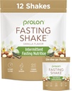 Prolon Intermittent Fasting Drink Mix □ Shake for Intermittent Fasting □ Vitaminas, Fibra, Proteína Baseada em Plantas, Superalimentos □ Keto, Vegan, Gluten Free, Lacticínios grátis □ Baunilha, (12 CT)