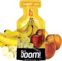 Boom Nutrition Energy Gel - Geles de energia fracionados com frutas - Gel de treino - Gel de energia para ciclismo - Gel de correr - Gel de energia natural - Peach Banana (24 Pack)
