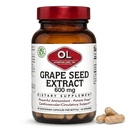 Olympia Labs Grape Seed Extract 600mg, Suporta Coração e Saúde Imune, 60 Contagem