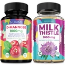 D Mannose 1000 mg & Milk Thistle 1000 mg 120 Cápsulas Cada