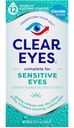 Olhos claros gotas sensíveis dos olhos – alívio suave para vermelho, coceira, olhos secos, 12 horas de conforto calmante, 0,5 Fl Oz
