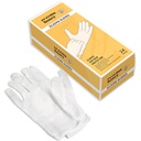 Luvas de algodão ECZEMA Premium 100% algodão - Lavável e reutilizável durante a noite Tratamento de mãos secas - luvas de algodão branco para Eczema (24 pares)