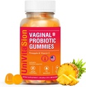 UniVitaSion Vaginal Probióticos Gummies para Mulheres, 50 bilhões de UFC - PH Balance, Odor vaginal, Flora vaginal, Tratamento de infecção de levedura para as mulheres, Vitamina C para a saúde imunológica, Hawaiian Abacaxi flavor