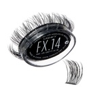 Lashify Fluffy FX 14mm Gossamer DIY Extensões de pestanas Refil, para a aparência mais Curliest e Fluttery, preto, pestanas falsas fáceis