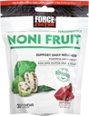 FORCE FACTOR Noni mastiga frutas para imunidade e apoio à saúde da pele, Noni Suice Supplement, Mastigação de superalimentos antioxidantes à base de plantas, Gluten-Free, & Vegan, Apple Berry Flavor, 30 mastigação suave