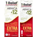 MediNatura T-Alívio extra força alívio da dor Arnica +12 alívio da dor baseada em plantas 100ct comprimidos T-Alívio extra força alívio da dor 3 oz pacote creme